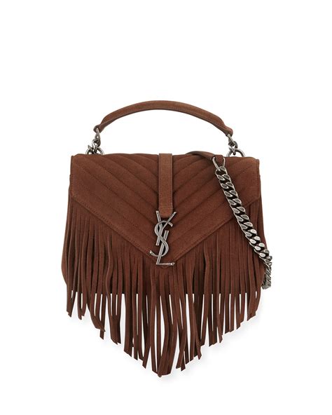 saint laurent fringe bag